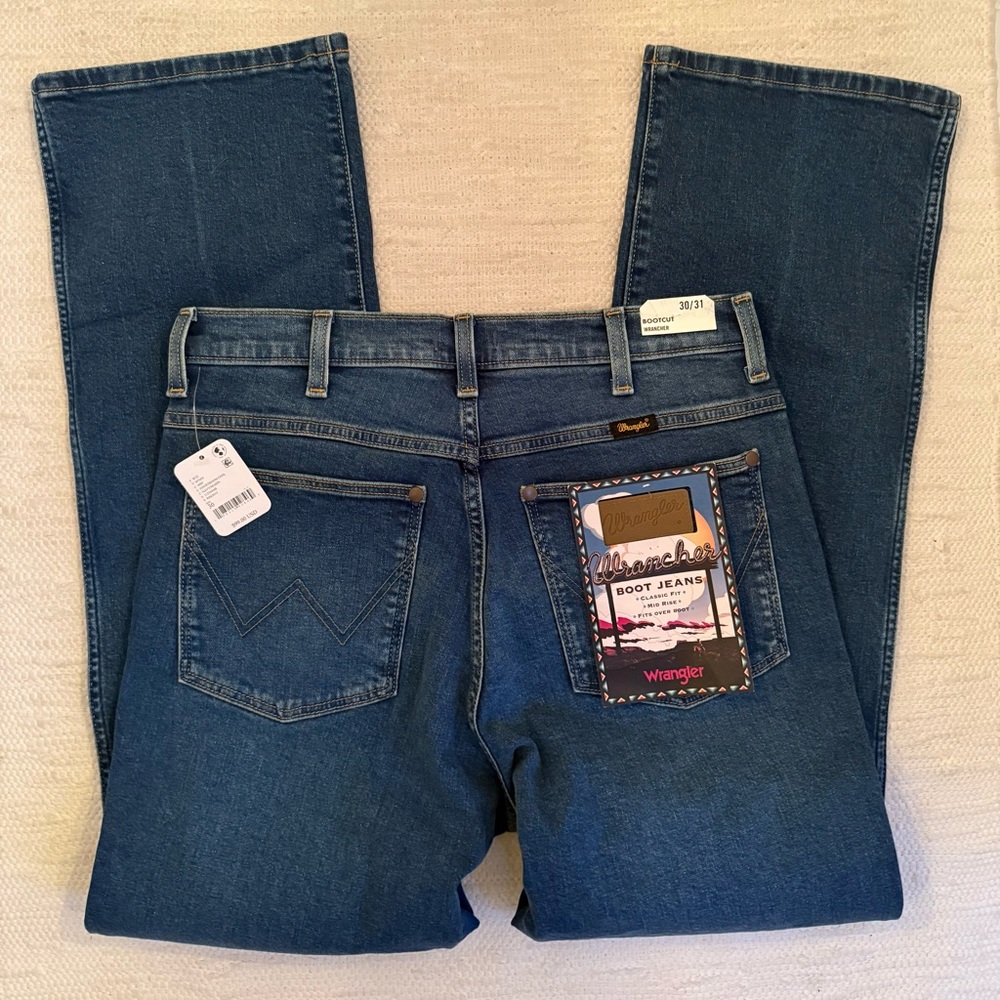 NWT Women’s Wrangler Bootcut rancher jeans sz 30 - Picture 6 of 8
